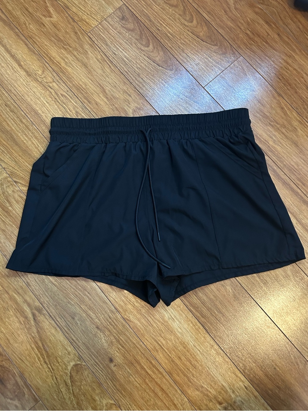 Shade & Shore Black Women’s Swim Athletic Shorts Size XL